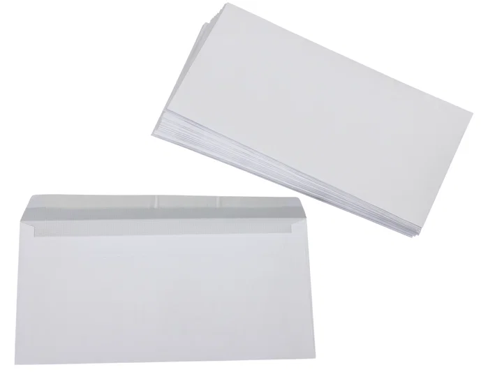 Liderpapel Sobre nº 5 Blanco Americano 115x225 mm con Tira de Silicona