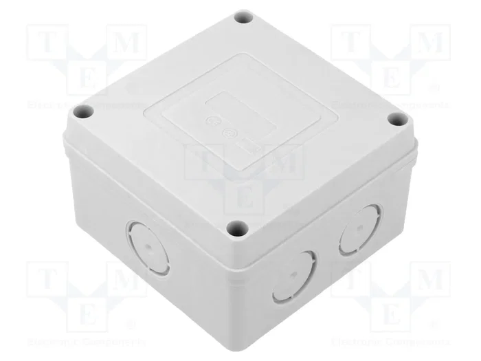 SEZ DK Caja de conexiones gris sin bornes IP65 SEZ DK Caja de conexiones gris sin bornes IP65