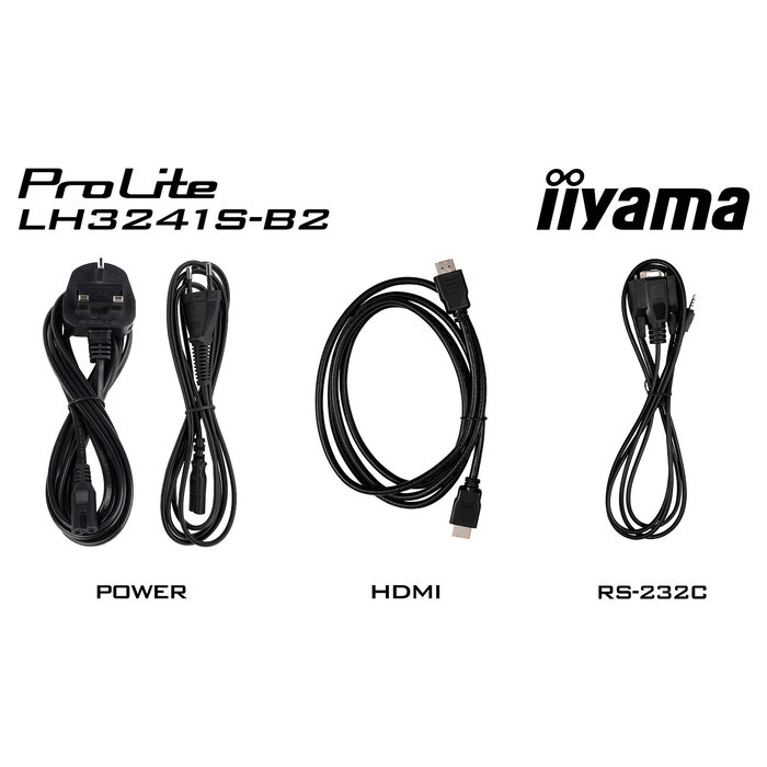 IIYAMA LH3241S-B2 Pantalla 31.5" Full HD IPS 3xHDMI USB 24/7 Negro