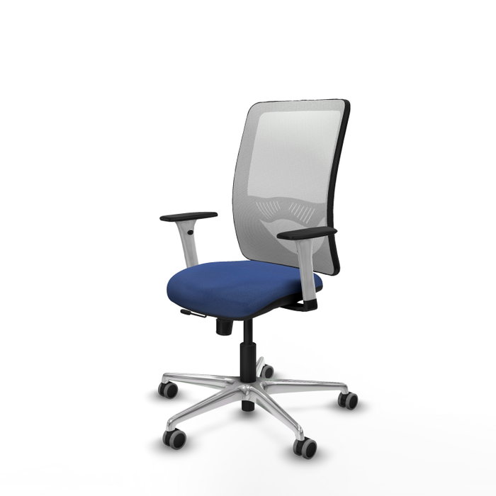 PIQUERAS Y CRESPO Silla de oficina Zulema Azul Marino y Blanco PIQUERAS Y CRESPO Silla de oficina Zulema Azul Marino y Blanco