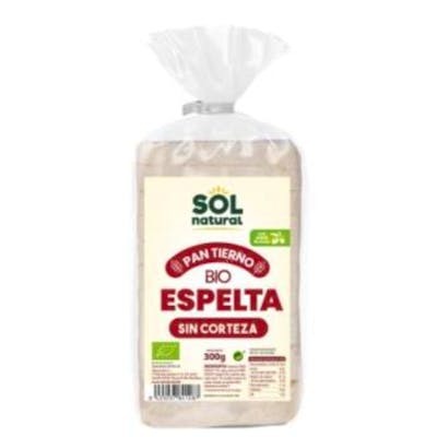 SOLNATURAL Pan de Molde de Espelta Sin Corteza 300gr Bio SOLNATURAL Pan de Molde de Espelta Sin Corteza 300gr Bio