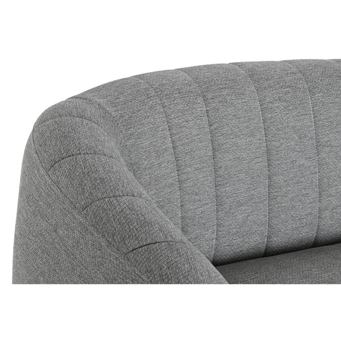 DKD Home Decor Sofá de Poliéster y Metal Gris