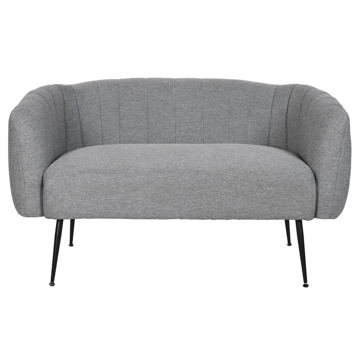DKD Home Decor Sofá de Poliéster y Metal Gris