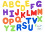 Innspiro Letras Mayúsculas de Goma EVA Adhesiva 50mm, 52u