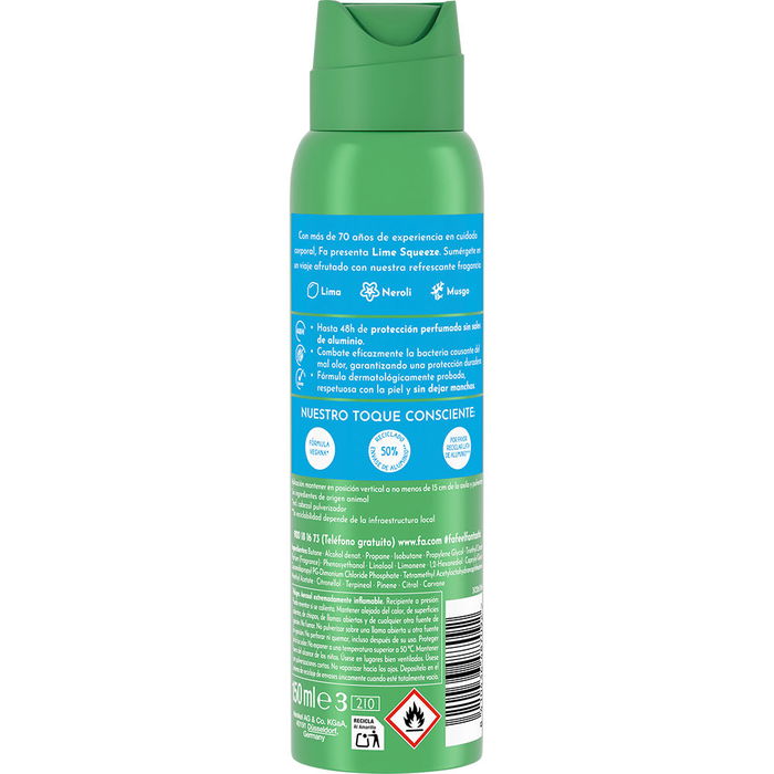 Fa LIMONES DEL CARIBE deo vapo 150 ml Desodorante Spray