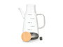 VIVALTO Aceitera de Borosilicato 750ml con Tapa de Bambú