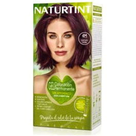 NATURTINT 4M Castaño Caoba - Coloración Permanente sin Amoniaco, Suavidad, Brillo e Hidratación con Quinoa