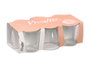 VIVALTO Set de 6 Vasos Lisos de Vidrio Transparente 280ml