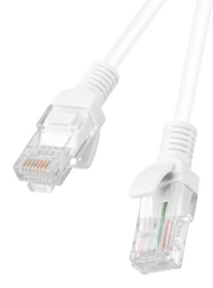 Lanberg Cable de Red PCU5-10CC-0500-W 5 m Cat5e U/UTP Blanco
