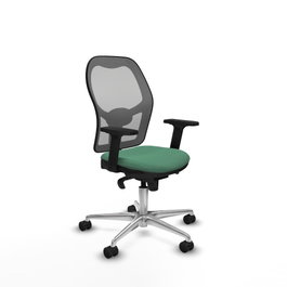 PIQUERAS Y CRESPO Silla de oficina Jorquera Verde esmeralda y Gris