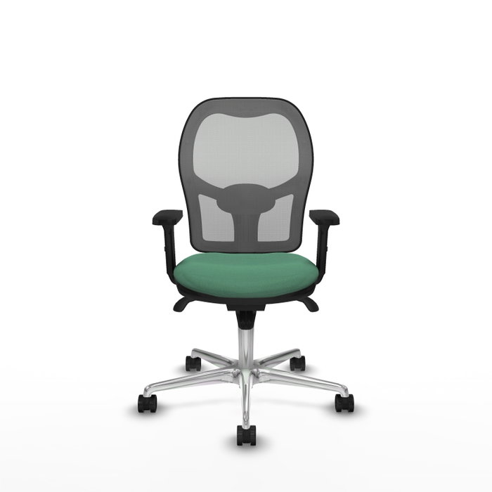 PIQUERAS Y CRESPO Silla de oficina Jorquera Verde esmeralda y Gris PIQUERAS Y CRESPO Silla de oficina Jorquera Verde esmeralda y Gris