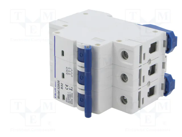 QOLTEC Interruptor magnetotérmico 32A 3 polos