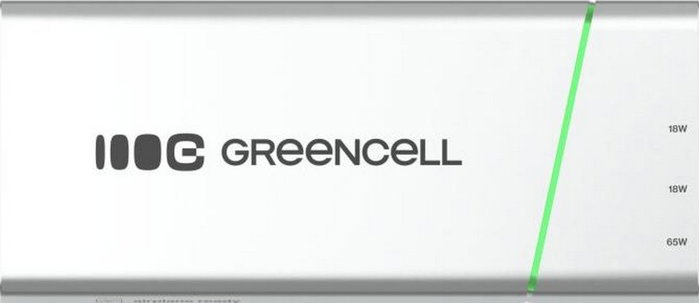 Green Cell PowerPlay Ultra PBPLGC20P 20800mAh 65W Negro