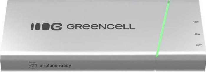 Green Cell PowerPlay Ultra PBPLGC20P 20800mAh 65W Negro