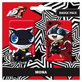POPbuddies Persona 5 Royal Pack de Chapas Mona / Morgana