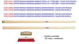 Mango de plástico para martillo 8005/E (030500E)