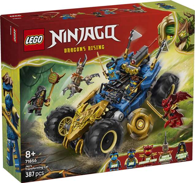 LEGO NINJAGO Coche Transformable de Jay 71856