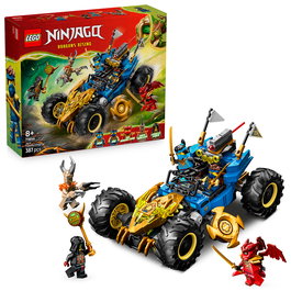 LEGO Ninjago Coche Transformable de Jay 71856 Set de Construcción para Niños +8 Años con 387 Piezas