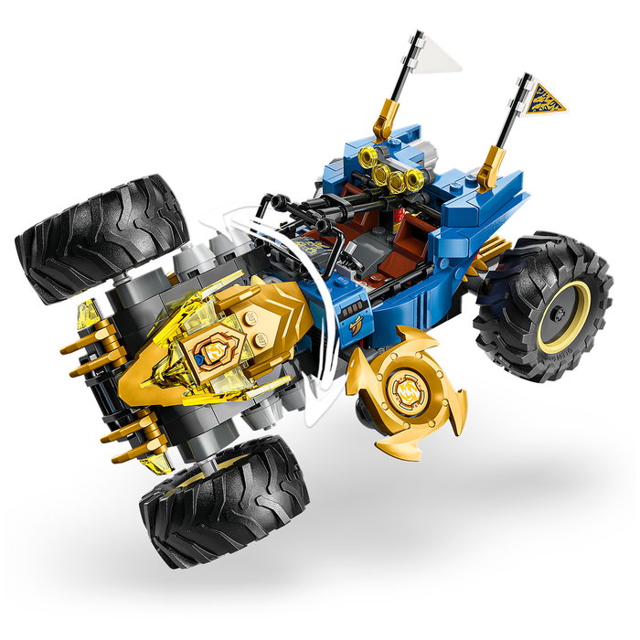 LEGO Ninjago Coche Transformable de Jay 71856 Set de Construcción para Niños +8 Años con 387 Piezas