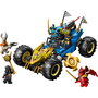 LEGO Ninjago Coche Transformable de Jay 71856 Set de Construcción para Niños +8 Años con 387 Piezas