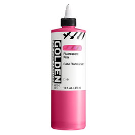 Golden High Flow Colores Acrílicos Rosa Fluorescente 473 ml
