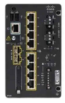 Cisco Catalyst IE-3300-8T2S-A Switch Industrial Gestionado L2 con 8 Puertos Gigabit y 2 SFP