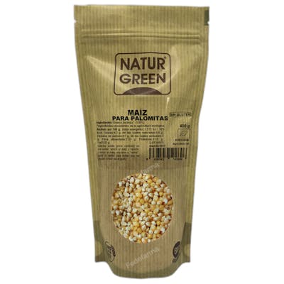 NaturGreen Maíz para palomitas BIO 400 g