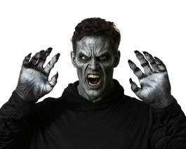 Atosa Guantes de Manos Monstruo en Vinilo para Disfraz Zombie