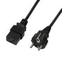 LogiLink Cable de alimentación CEE 7/7 a IEC C19, 1,8 m, negro