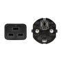 LogiLink Cable de alimentación CEE 7/7 a IEC C19, 1,8 m, negro