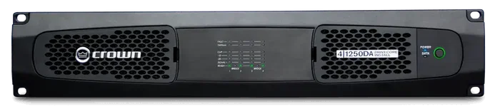 Crown DCi DA Amplificador de Potencia de Cuatro Canales, 1250W @ 4?, Audio en Red Dante/Aes67