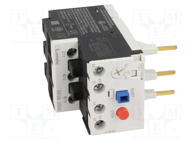 LOVATO ELECTRIC Relé térmico RF38 20÷25A LOVATO ELECTRIC Relé térmico RF38 20÷25A