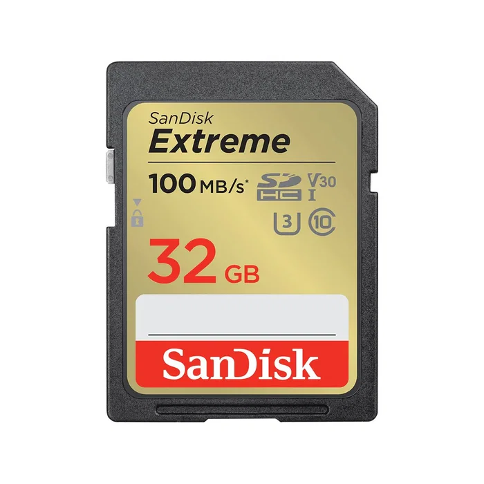 SanDisk Tarjeta de Memoria Extreme SD UHS-I Card 32 GB, Clase 1, Velocidad Lectura 130 MB/s, Escritura 60 MB/s, UHS-I Clase 1 (U1)