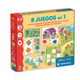 Clementoni 8 Juegos en 1 Español para Niños de 3-5 años Educativo de Formas, Colores, Números, Letras y Palabras