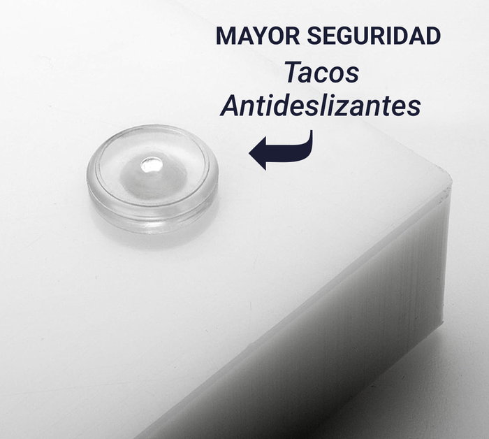 My Bar Tabla Cortar Blanca 32.5 cm x 26.5 cm x 2 cm (6 Unidades)