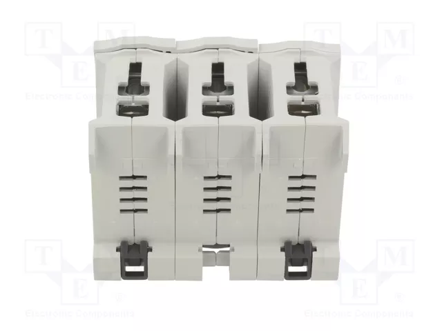 MERSEN Portafusibles D01 de 3 polos para raíl DIN