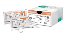 Braun Monosyn Violet Sutura 3-0 HRC26 70 cm 12 Unidades