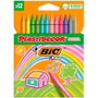Plastidecor Ceras Kids Pastel con Colores Surtidos y Metálicos, Estuche de 12 Unidades