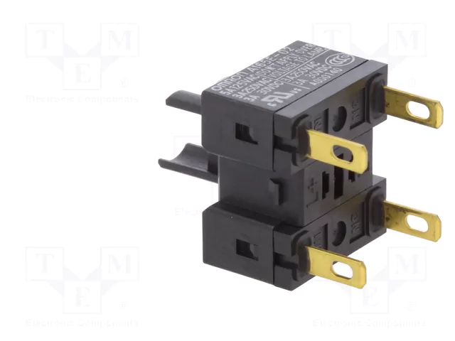 OMRON Bloques de Contactos A165E-02 de 16mm con 2 NC