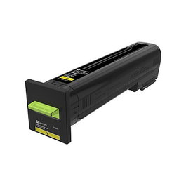 Lexmark Toner 72K20Y0 Retornable, Color Amarillo Original, para Impresoras Lexmark