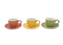 DKD Home Decor Set de Café 6 Piezas New Bone Multicolor 100ml