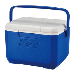 Coleman 2000036076 NEVERA ENFRIADORA PORTÁTIL 5QT Performance Kühlbox 4,7L para 6 latas Autonomía 9h Blanco/Azul