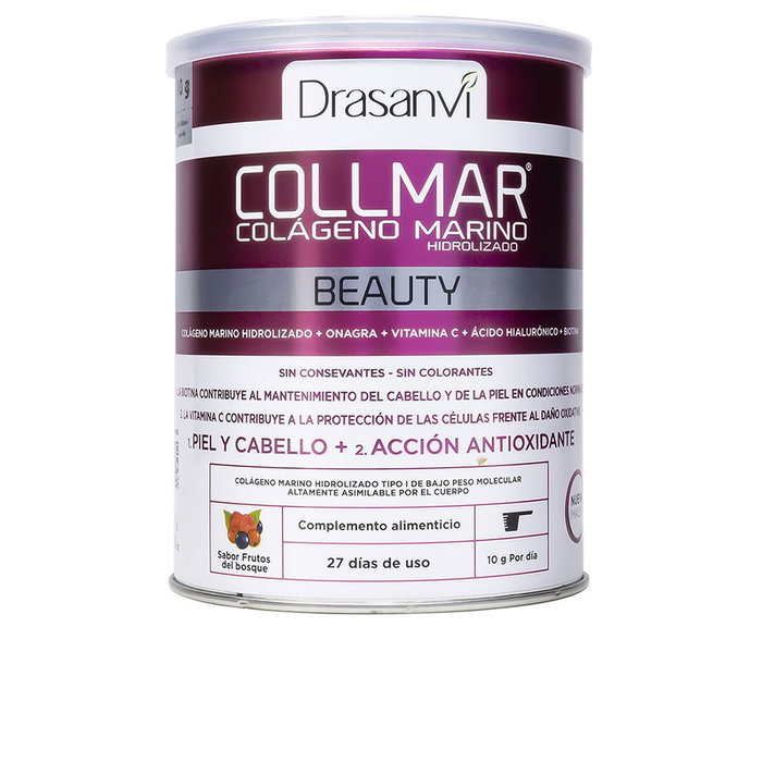 DRASANVI Collmar Beauty Colágeno Marino Hidrolizado Frutos del Bosque 275g