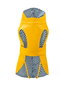 Hunter Abrigo Milford 50 cm Amarillo para Perro, Cuello 32-60 cm, Vientre 52-64 cm, Impermeable y Resistente al Viento, Poliéster