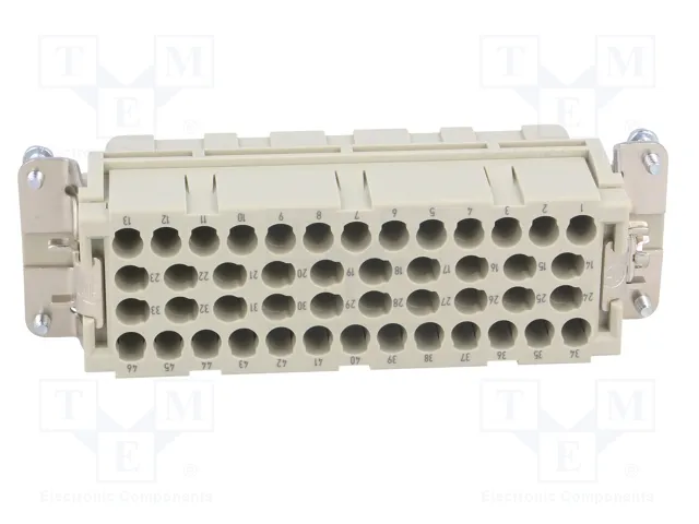 HARTING Han® EE Plantilla de Contacto Hembra 46 Pos.