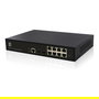 LevelOne GEL-1061 Switch Gestionado L2 Gigabit Ethernet 8 Puertos GE + 2 Puertos SFP Montaje en Rack 19"