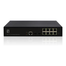 LevelOne GEL-1061 Switch Gestionado L2 Gigabit Ethernet 8 Puertos GE + 2 Puertos SFP Montaje en Rack 19"