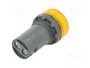 ABB Lámpara de control LED amarilla de 22mm