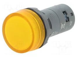ABB Lámpara de control LED amarilla de 22mm