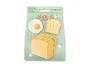 Imaginovo Bloc de Notas Adhesivas con Diseño Sandwich Foodies para Niños - 20 Hojas en Tamaños Surtidos